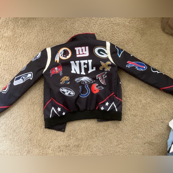 NFL Team Logo Jacket - Black - Picture 1 of 2